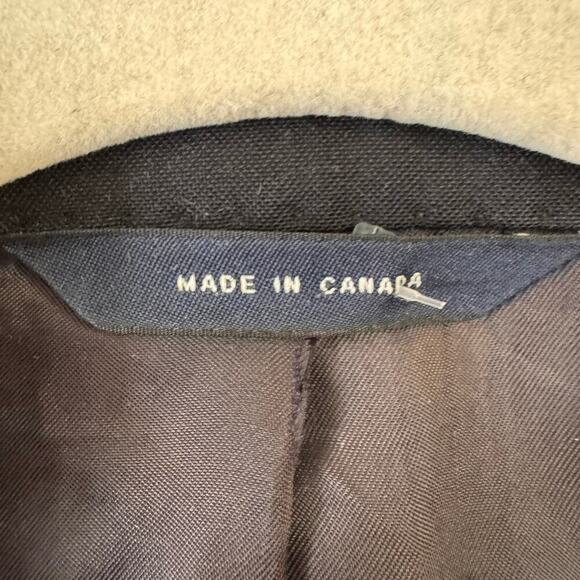 Brooks Brothers x Loro Piana Wool Brooksease Blue Blazer Coat Gold Buttons 42R - Picture 13 of 14